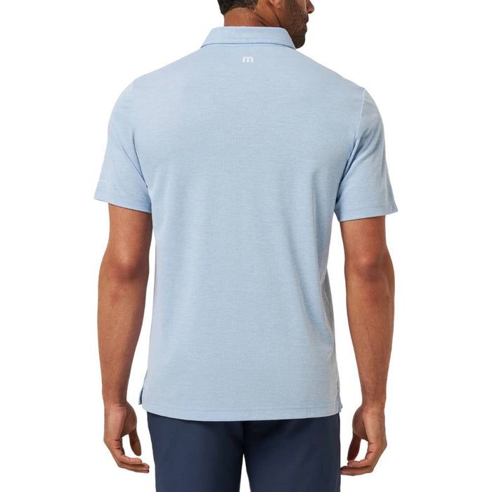TravisMathew UCLA School Pride Golf Polo Heather Blue - FW25 Men