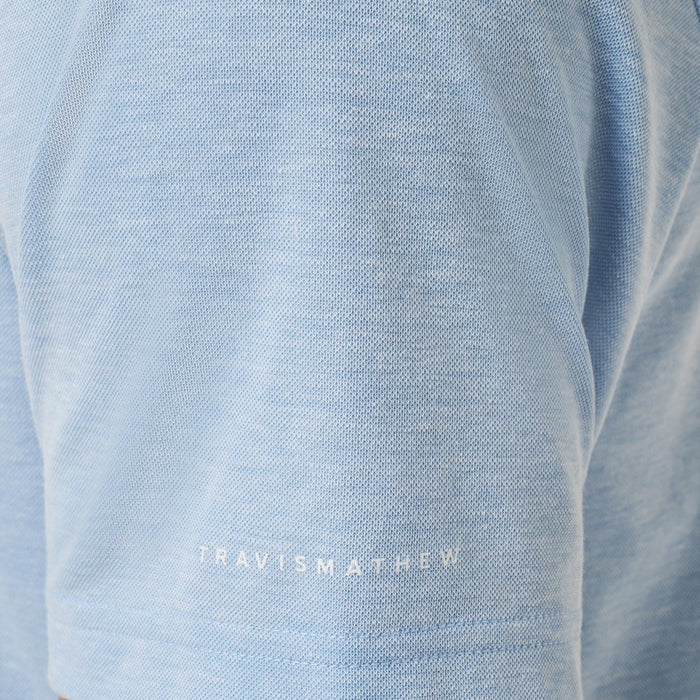 TravisMathew UCLA School Pride Golf Polo Heather Blue - FW25 Men