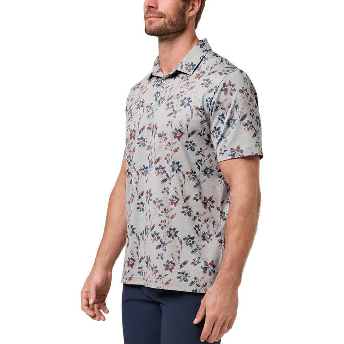 TravisMathew Unlimited Access Golf Polo Heather Light Gray - SS26 Men