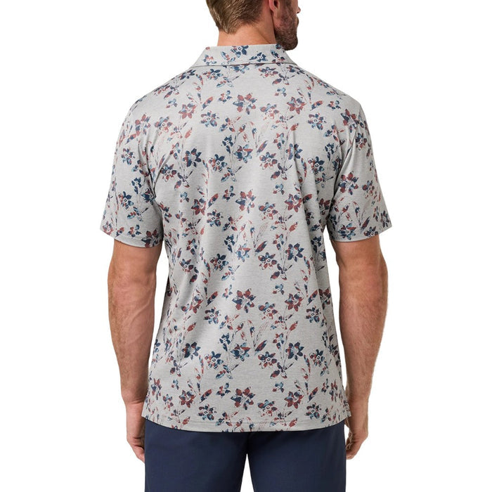 TravisMathew Unlimited Access Golf Polo Heather Light Gray - SS26 Men