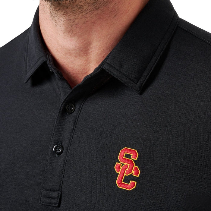TravisMathew USC School Pride Golf Polo Black - FW25 Men