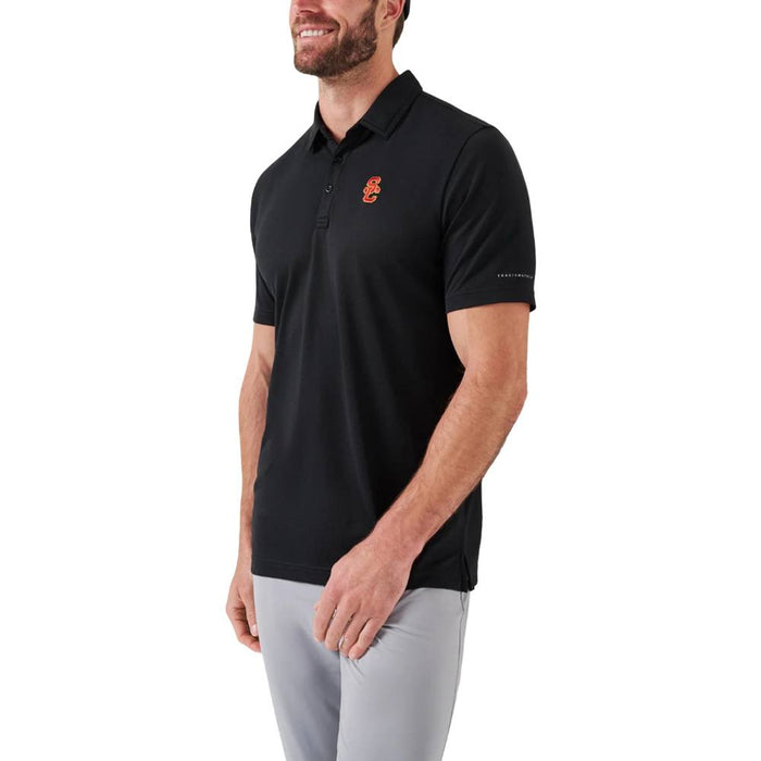 TravisMathew USC School Pride Golf Polo Black - FW25 Men