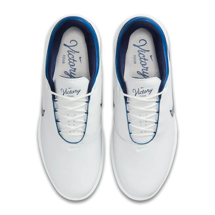 Nike Victory Tour 4 Golf Shoes Summit White/Court Blue/Metallic Silver - SU26 Unisex