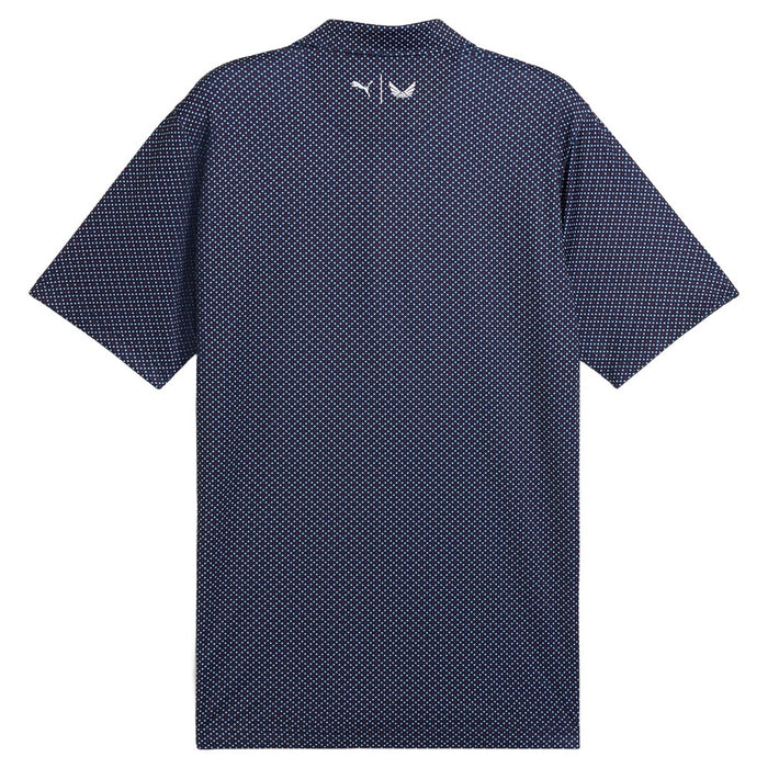 PUMA Volition Micro Star Golf Polo Deep Navy - SS25 Men