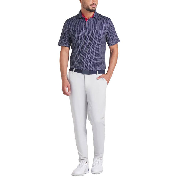 PUMA Volition Micro Star Golf Polo Deep Navy - SS25 Men