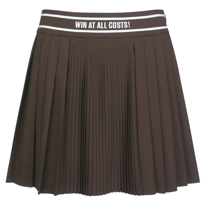 WAAC Accordion Pleated Golf Skort Dark Brown - SS23 Women