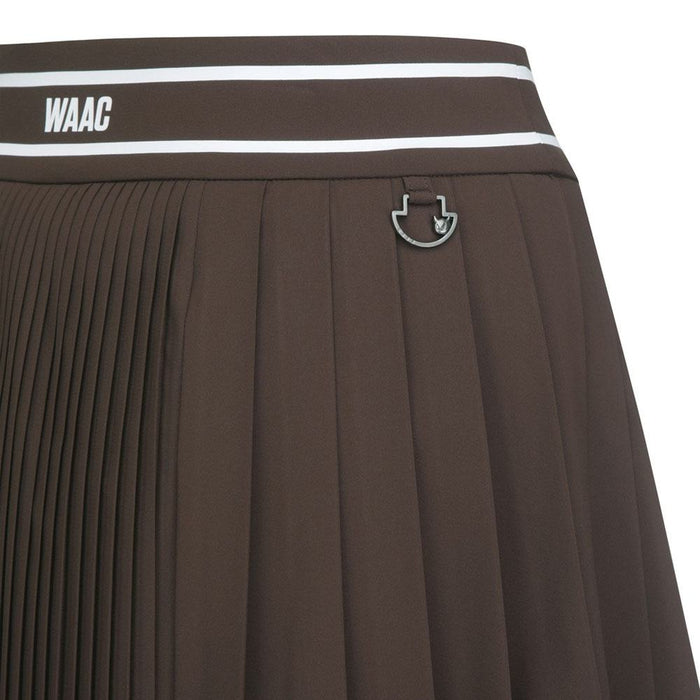 WAAC Accordion Pleated Golf Skort Dark Brown - SS23 Women