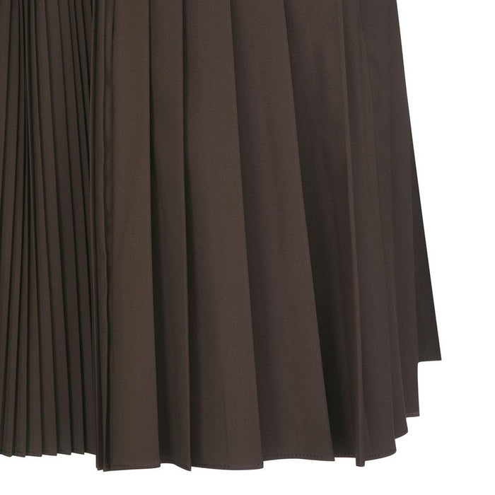 WAAC Accordion Pleated Golf Skort Dark Brown - SS23 Women