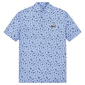 WAAC Allover Motif Golf Polo Light Blue - SP25 Men