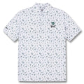 WAAC Allover Motif Golf Polo White - SP25 Men