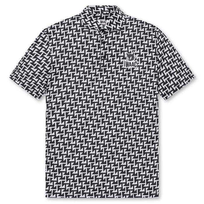 WAAC Arrow Trap Golf Polo Black - SP25 Men
