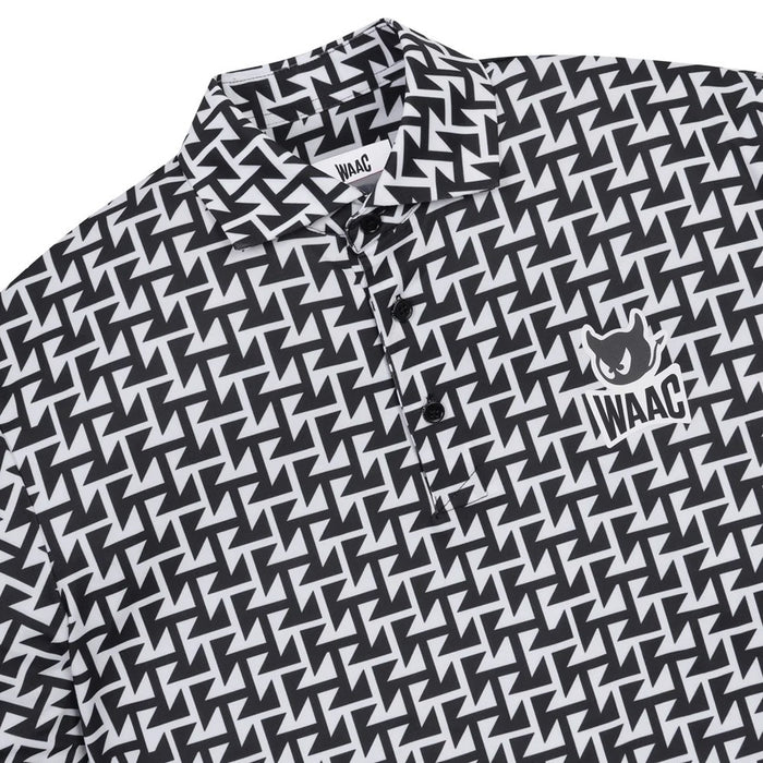 WAAC Arrow Trap Golf Polo Black - SP25 Men