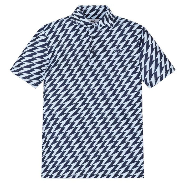 WAAC Athletic Arrow Stretch Golf Polo Dark Blue - SS24 Men