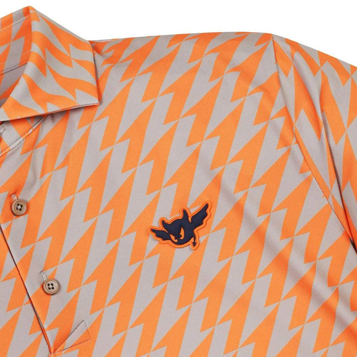 WAAC Athletic Arrow Stretch Golf Polo Light Orange - SS24 Men