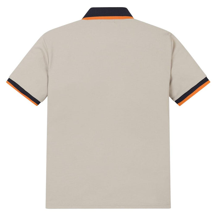 WAAC Athletic Color Rib Golf Polo Light Brown - SS24 Men