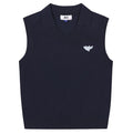 WAAC Athletic Deep V-Neck Knit Golf Vest Dark Navy - 24 Women