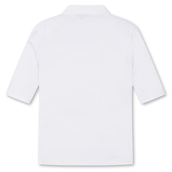WAAC Athletic Ribbed Slim Golf Polo White - SS24 Women