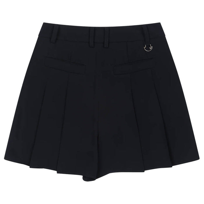 WAAC Blade Pleats Golf Shorts Dark Navy - SS26 Women