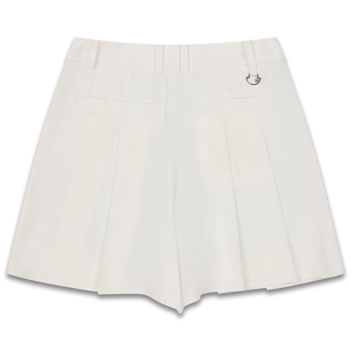 WAAC Blade Pleats Golf Shorts White - SS26 Women
