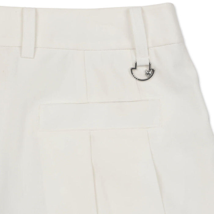 WAAC Blade Pleats Golf Shorts White - SS26 Women