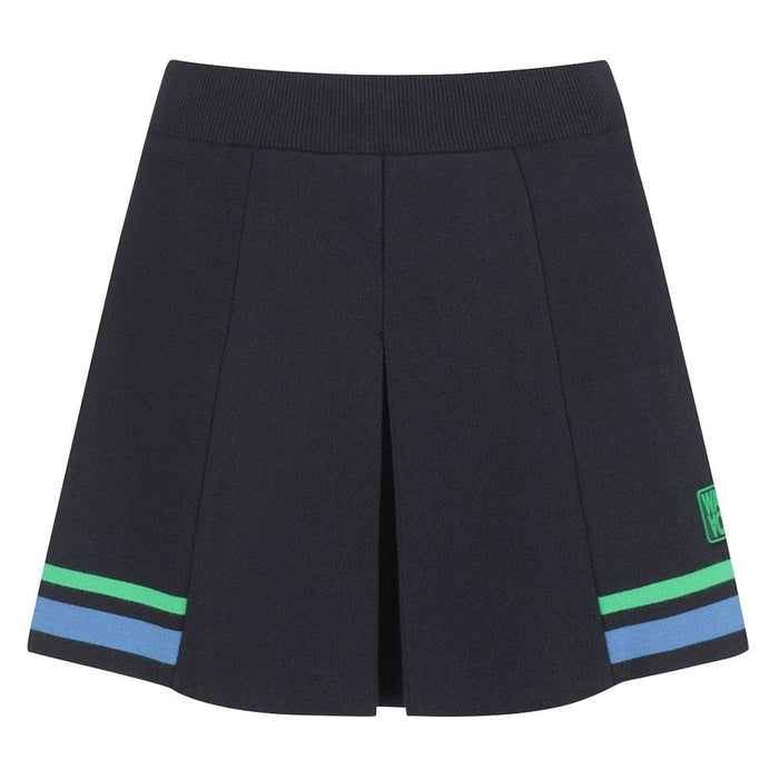 WAAC Cable Pleats Knit Golf Skort Navy - 23 Women