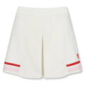WAAC Cable Pleats Knit Golf Skort White - 23 Women