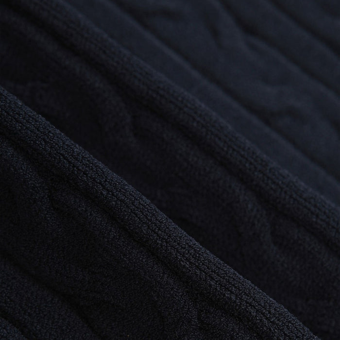 WAAC Cable V Neck Knit Golf Vest Navy - 23 Women