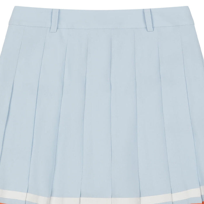 WAAC Color Tipping Pleats Golf Skort Light Blue - SS26 Women