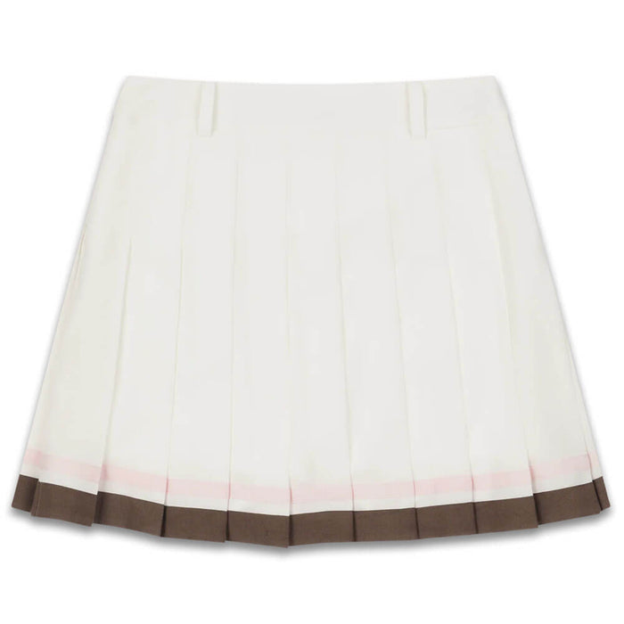 WAAC Color Tipping Pleats Golf Skort White - SS26 Women