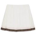 WAAC Color Tipping Pleats Golf Skort White - SS26 Women