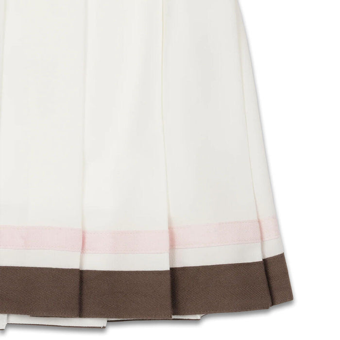 WAAC Color Tipping Pleats Golf Skort White - SS26 Women