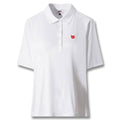 WAAC Essential Rib Jersey Golf Polo White - FW25 Women