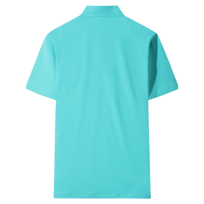 WAAC Essential WAACKY Golf Polo Blue Green - FW25 Men