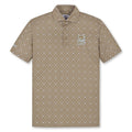 WAAC Flying WAACKY Dot Golf Polo Light Brown - FW24 Men