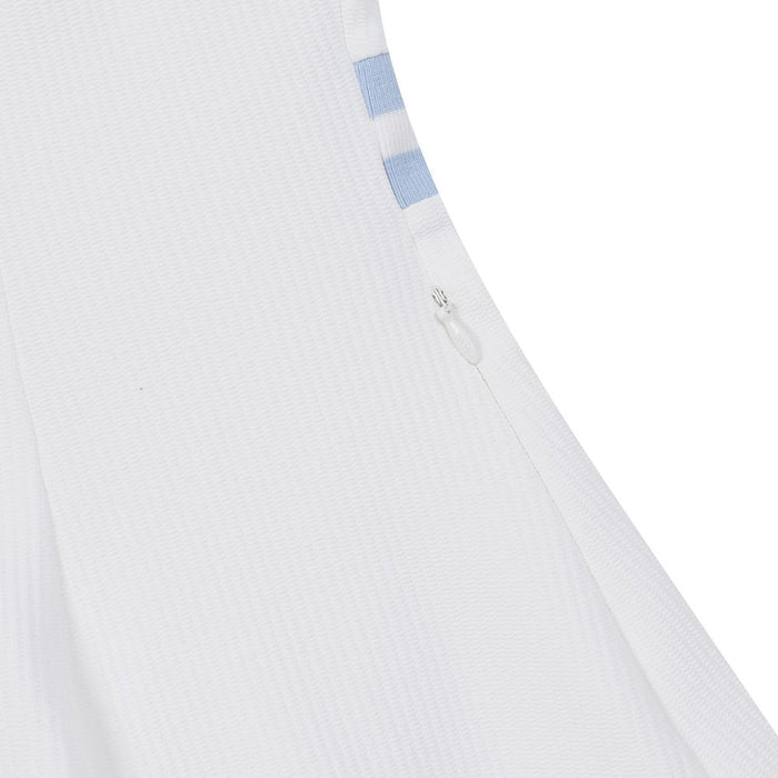 WAAC Half Zipup Flare Golf Dress White - 23 Women