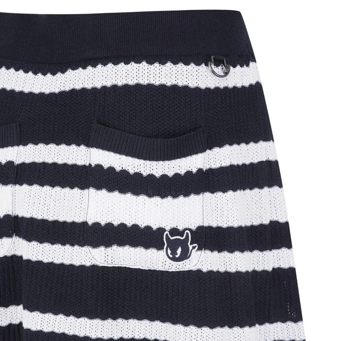 WAAC Multi Stripes Knit Golf Skort Navy - SP25 Women