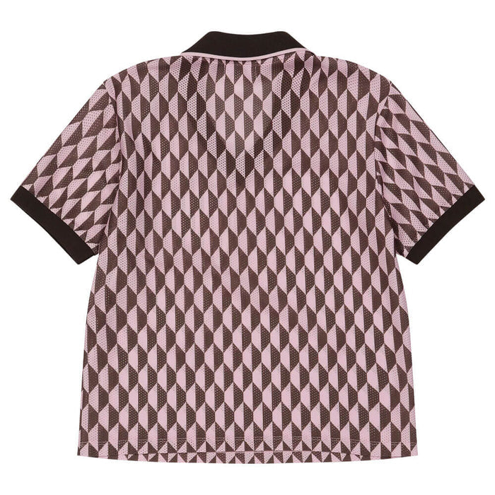 WAAC Optic Block Over Fit Golf Polo Light Pink - SS26 Women