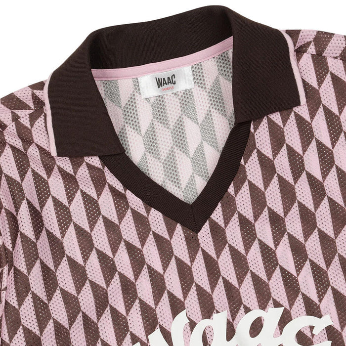 WAAC Optic Block Over Fit Golf Polo Light Pink - SS26 Women