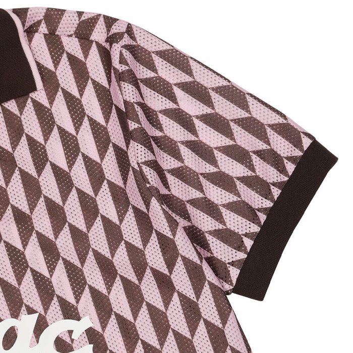 WAAC Optic Block Over Fit Golf Polo Light Pink - SS26 Women