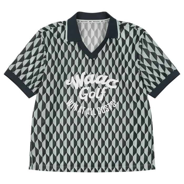 WAAC Optic Block Over Fit Golf Polo Mint - SS26 Women