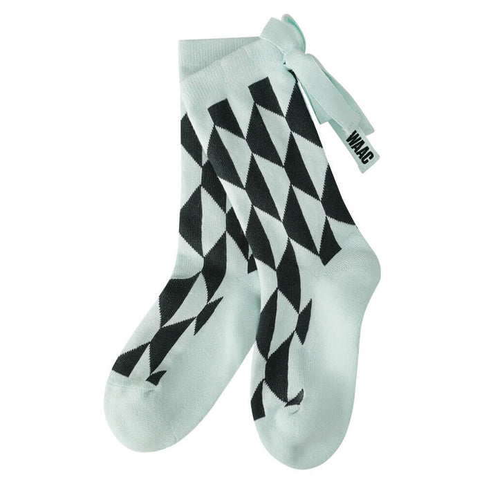 WAAC Optic Block Ribbon Golf Socks - SS26 Women