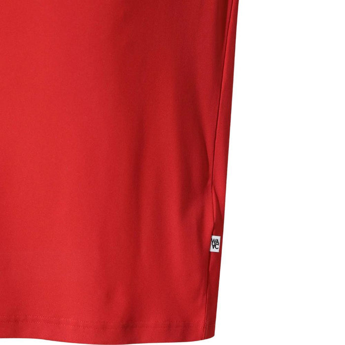 WAAC Rib Collar WAACKY Golf Polo Red - FW25 Men