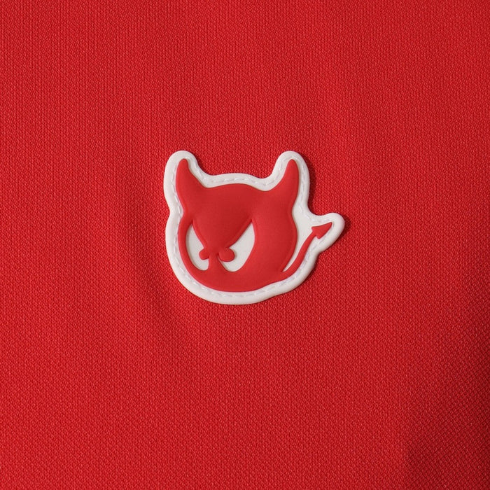 WAAC Rib Collar WAACKY Golf Polo Red - FW25 Men