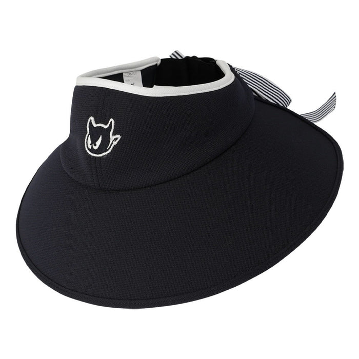 WAAC Ribbon Floppy Golf Visor Dark Navy - SS26 Women