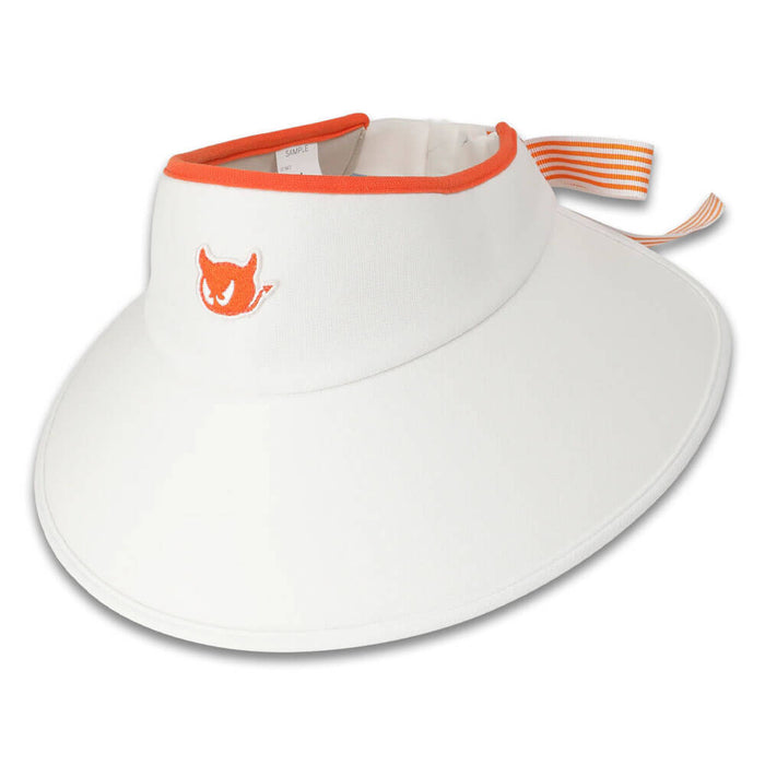 WAAC Ribbon Floppy Golf Visor White - SS26 Women