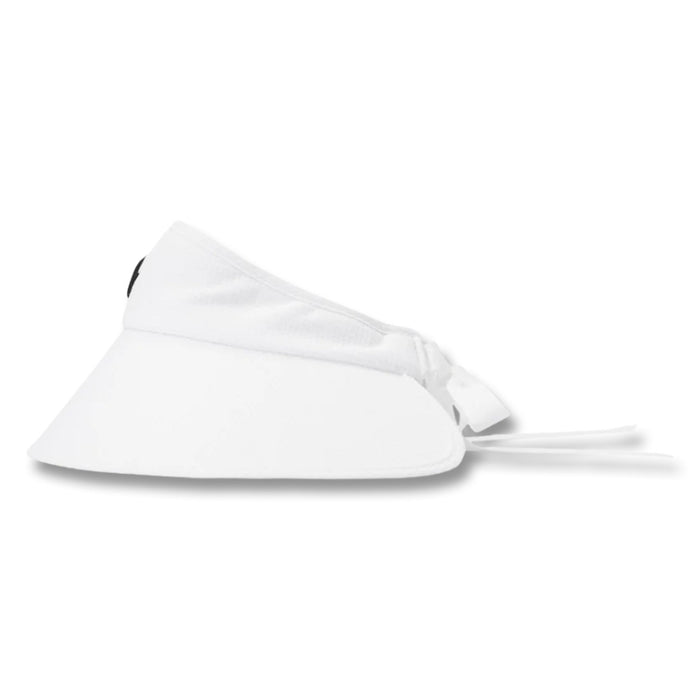 WAAC Ribbon Wide Golf Visor White - SS26 Women