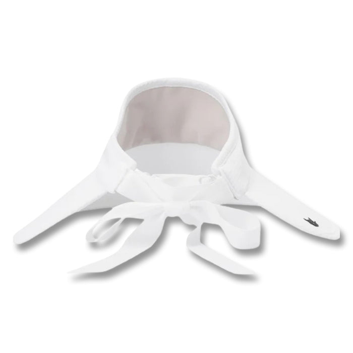 WAAC Ribbon Wide Golf Visor White - SS26 Women