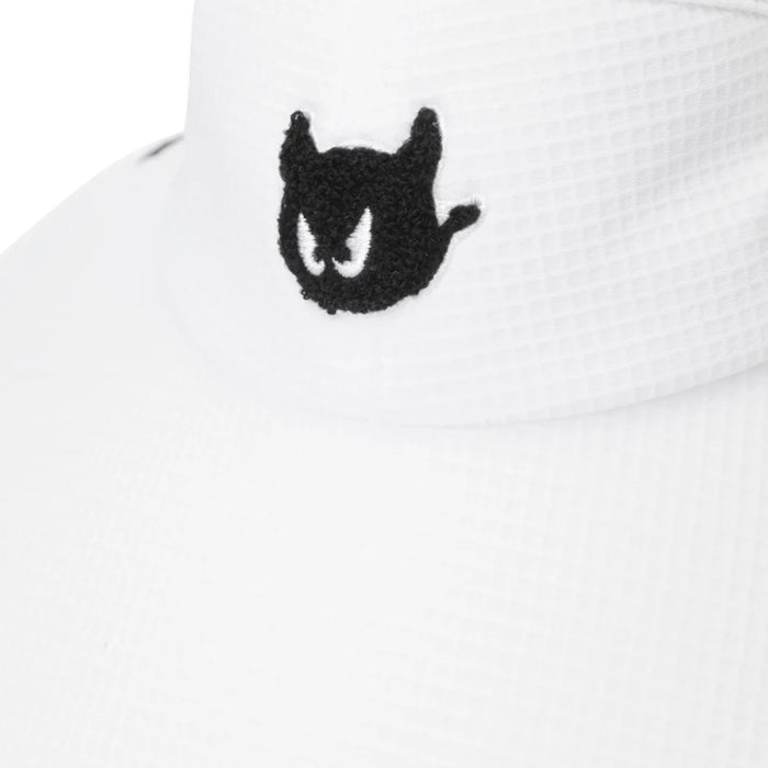 WAAC Ribbon Wide Golf Visor White - SS26 Women