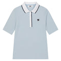 WAAC Slim Fit Rib Golf Polo Light Blue - SS26 Women