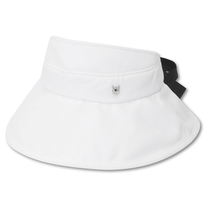 WAAC Top Opened Ribbon Golf Bucket Hat White - 23 Women